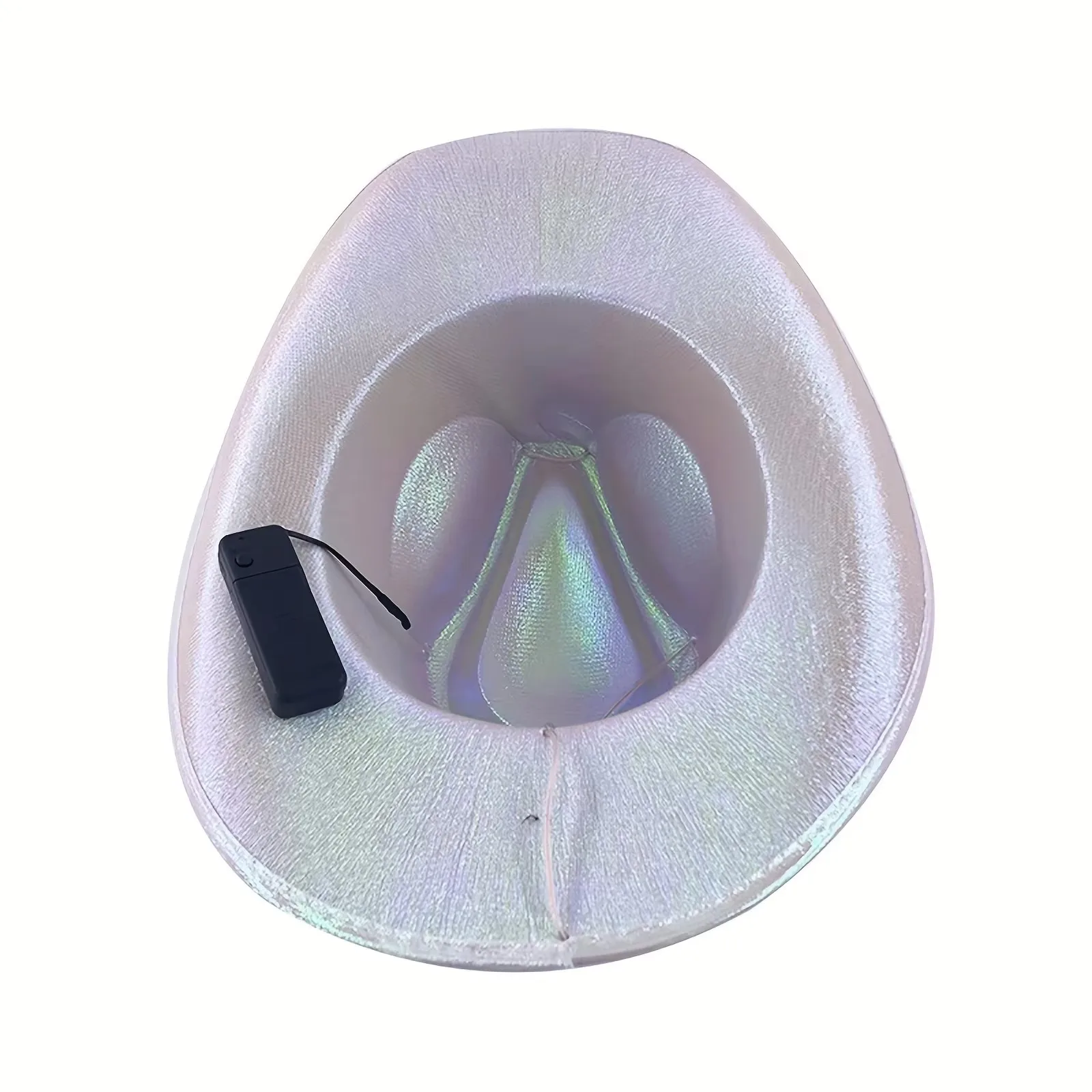 Lights Cowboy Cowgirl Hat with LED Light Up Cap Luminous Western Cowboy Hat Pearlescent Cowgirl for Dancing Party Dress Up party hat carnival hat neon hat fluorescent hat cowboy doll hat