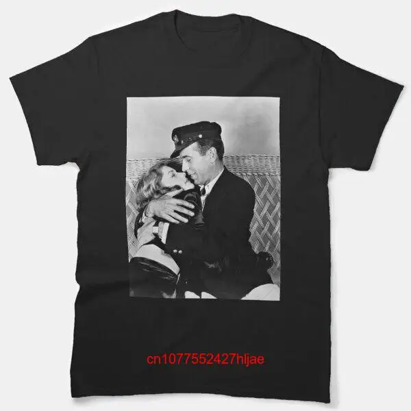 Классическая футболка с длинным или коротким рукавом Humphrey boгарт et Lauren Bacall