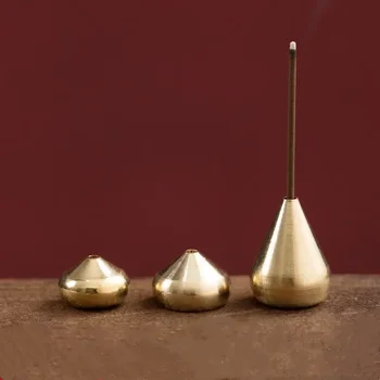 Pure Copper Gourd Incense Holder 1