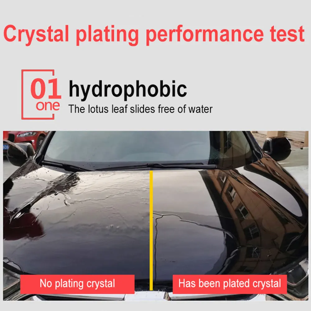 50ML 10H Car Liquid Glass Ceramic Hydrophobic Coating Motorcycle Paint Care Anti Scratch Auto Detailing Glasscoat Car Polish