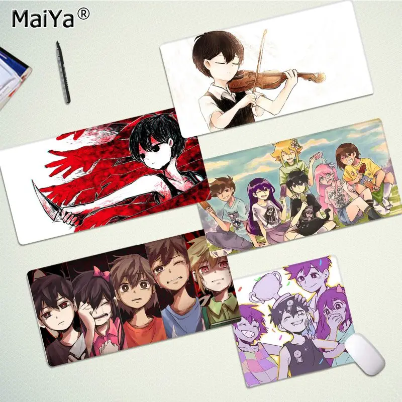 

Omori Game Anime Mousepad Beautiful Durable Rubber Mouse Mat Pad Size For CSGO Game Player Desktop PC Computer Laptop