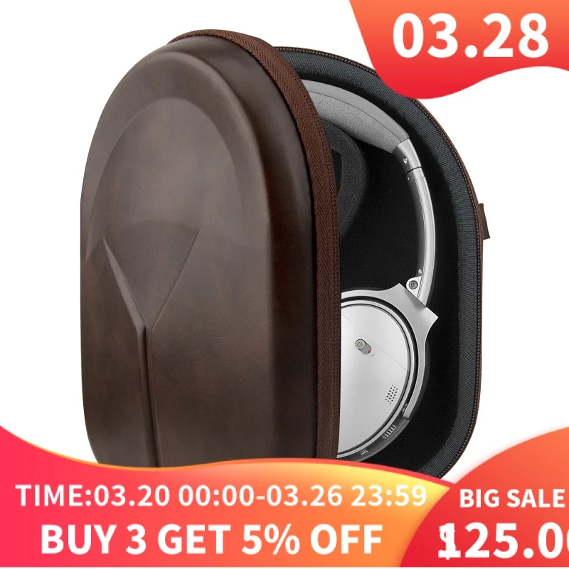 Geekria Headphones Case Pouch For Bose Qc45, Qc 35 Ii Gaming, Qc 35ii