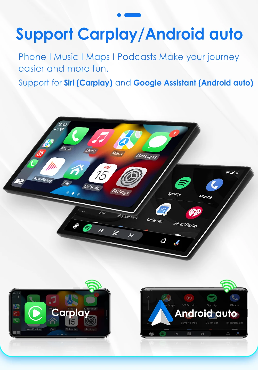 2DIN Android Auto Radio für FIAT Grande Punto Linea 2007-2012 Carplay GPS Stereo Multimedia Video Player Intelligente Autoradio – Detail 9