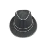 LED Gangster Fedora Hat Casual Bachelor Travel NightClub Holiday Light Up Supplies LED Gentlemen Gangster Hat Rave Accessories 6