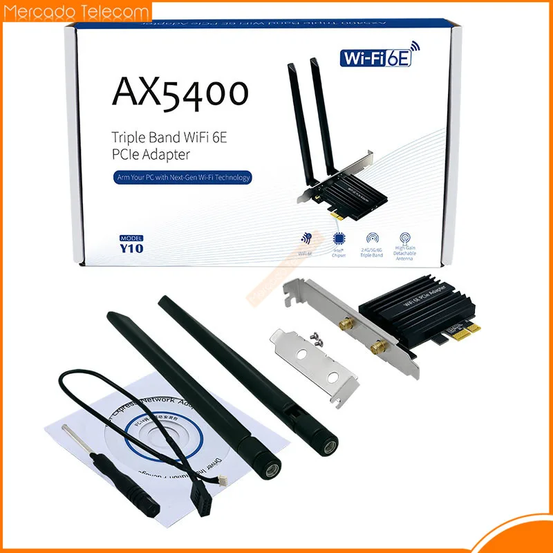 AX5400 5400Mbps Tri-Band WiFi 6E PCIe NIC Card Intel AX210 Wireless WiFi Adapter 2.4G/5G/6Ghz 802.11AX Bluetooth 5.2 WiFi6 latest android 12 0 tv box allwinner h618 chip dual band wifi6 bt 5 0 smart android tv box 6k 4k set top box t95z plus