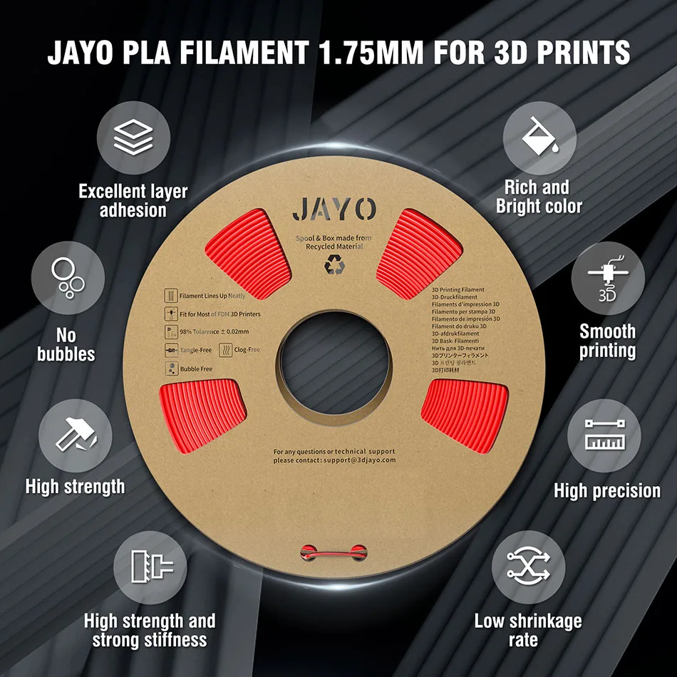 JAYO Eco Friendly 3D Printing Filament Kit