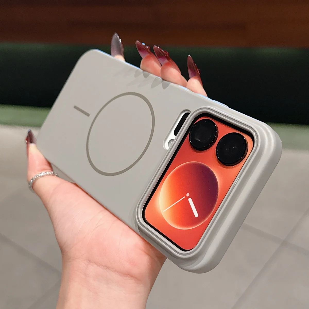 Matte Frosted Color Wireless Charging Magnetic Case