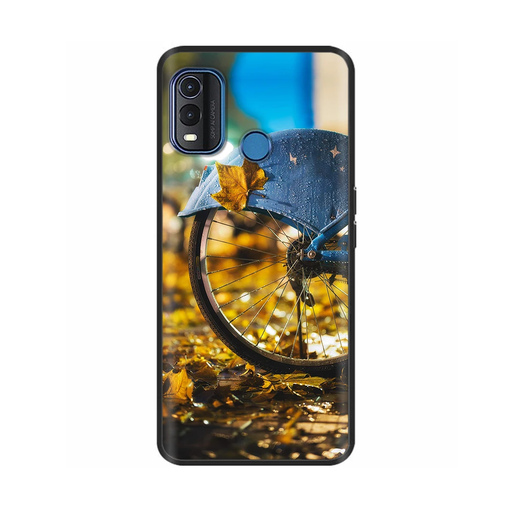 Chic Heart Flower Soft Silicone Phone Case - Black TPU Protective Bumper Cover