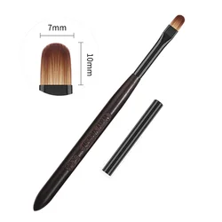 UV Gel Nail Art Brush Pen - Professional Manicure Tool for Acrylic and Phototherapy Nails (Black - round)