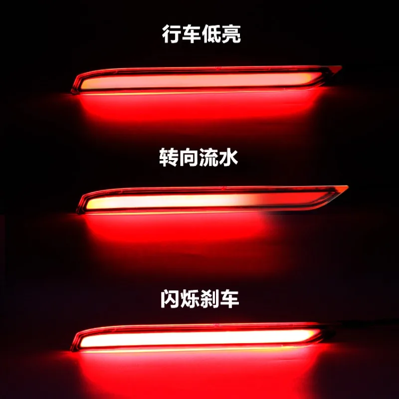 For Lexus NX200 Car Led Rear Bumper Light Reflector Dynamic Turn Signal Highlight COB Brake Light DRL Driving Lights Accessories detail image 3