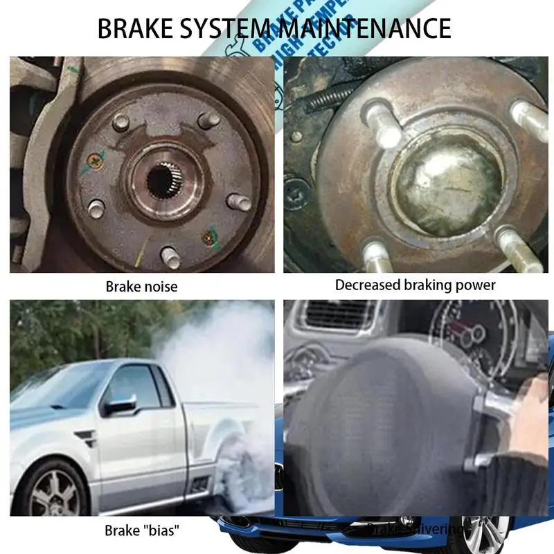 Brake Pads Grease Brake Grease Lubricant Fluids 15g Wide Temperature Range Automotive Assembly Lubricants Stable