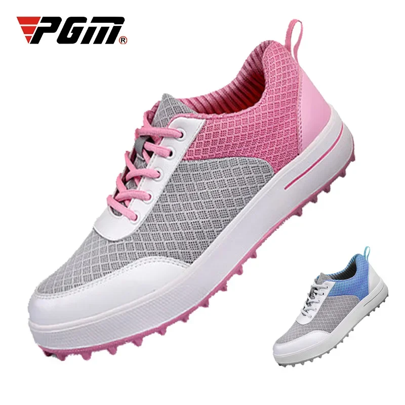 PGM Golf Shoes Women Golf Sports Leisure Shoes Super Fiber Breathable Sports Outdoor Authentic Training Sneakers