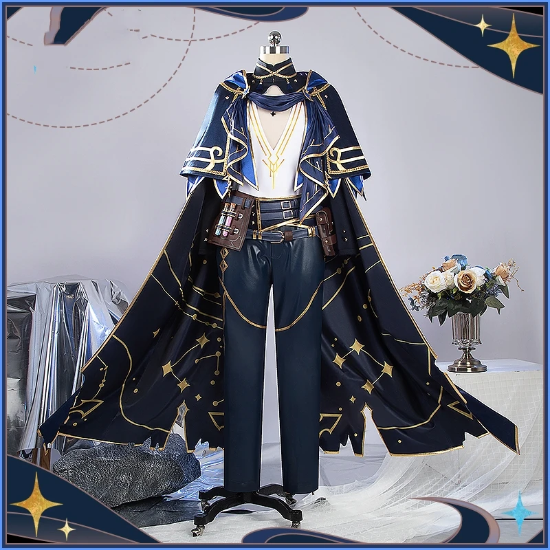 Cos Store Anime Game Nijisanj Milan Kestrel Handsome Halloween Carnival Role Cosplay Costume Set Completo