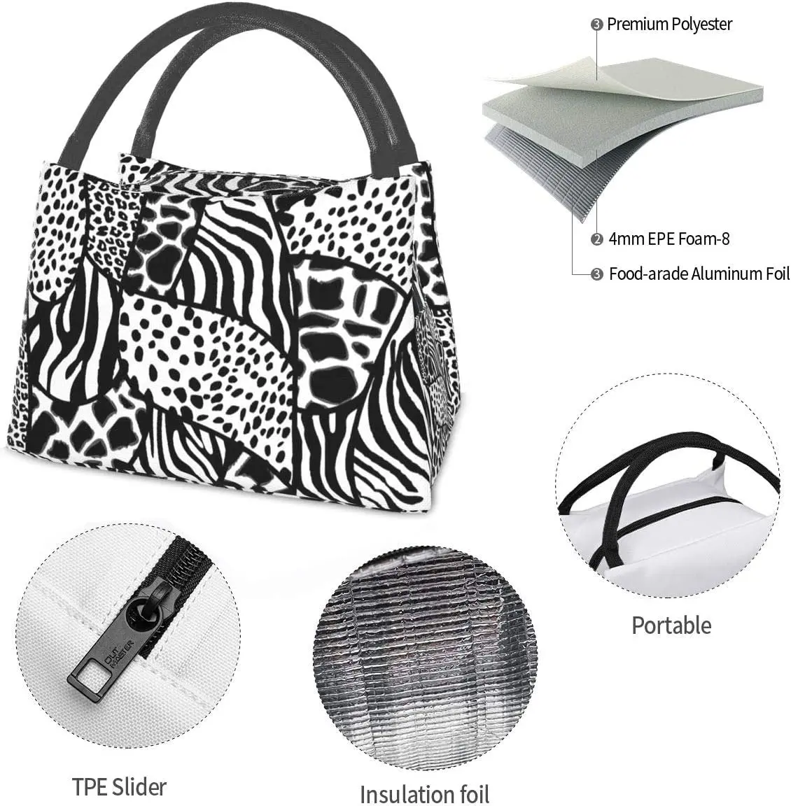 Рисунок 6 - Термосумка для обедов с принтом зебры