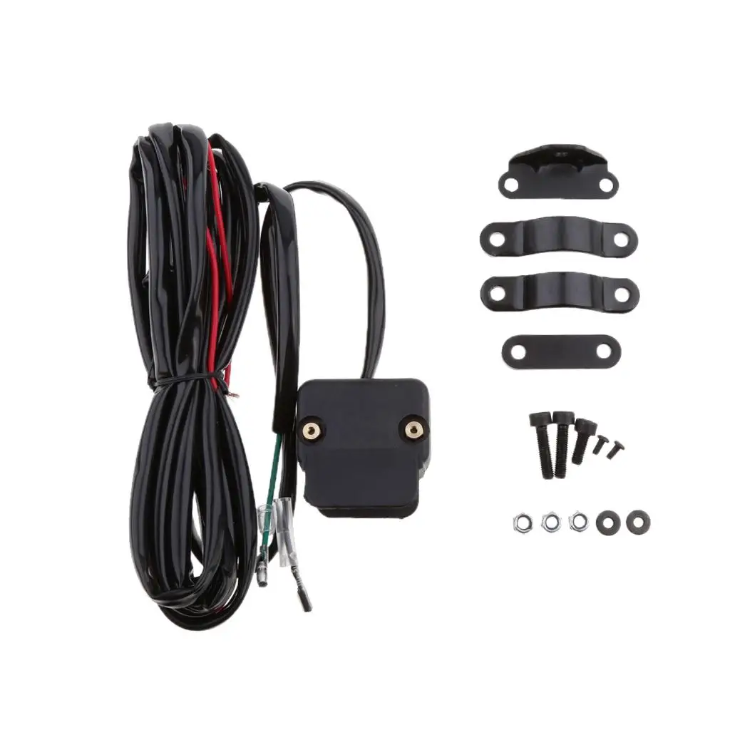 Handlebar Control Line Winch Rocker Switch Handlebar Control for ATV