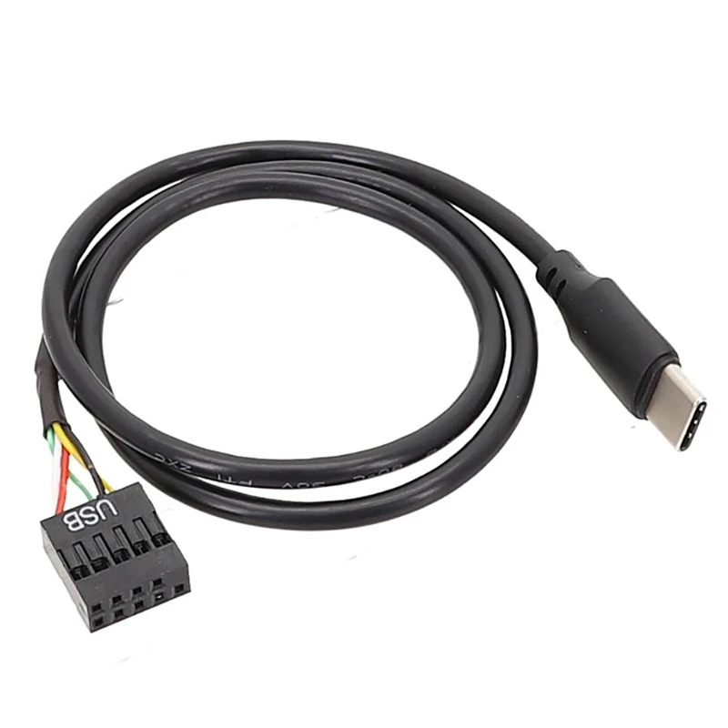 

High Speed USB 9Pin to Type C Adapter Shielded for Transmission USB Cable Type C Connector Cable USB Cable for Computer