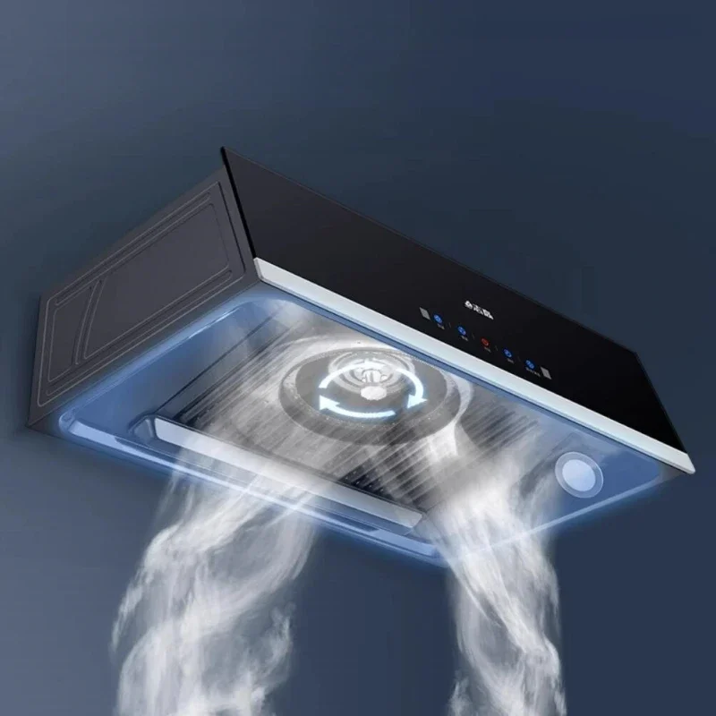 220V Kitchen Hood 710MM Top Suction Small Size Range Extractor Exhaust Cooker Range Hood Hood Range Kitchen 3