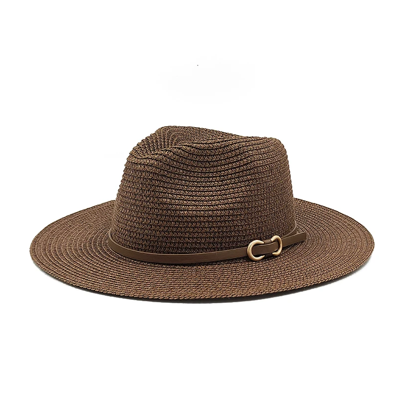 Neues Strohhut-Zubehör, einfaches klassisches Gürtelzubehör, das für Fedora-Cowboyhut, dekorative Gürtelschnalle, modisches Match verwendet wird – Detail 6
