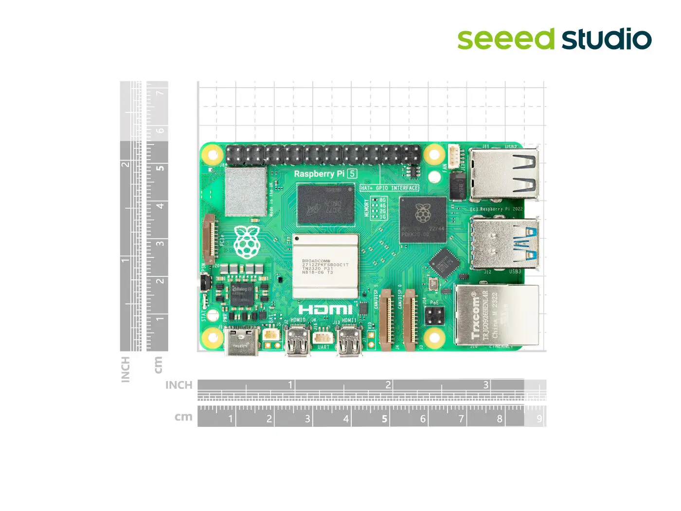 Raspberry Pi5 8GB 16GB 4GB 2GB Kit Laptop MIni PC Computer