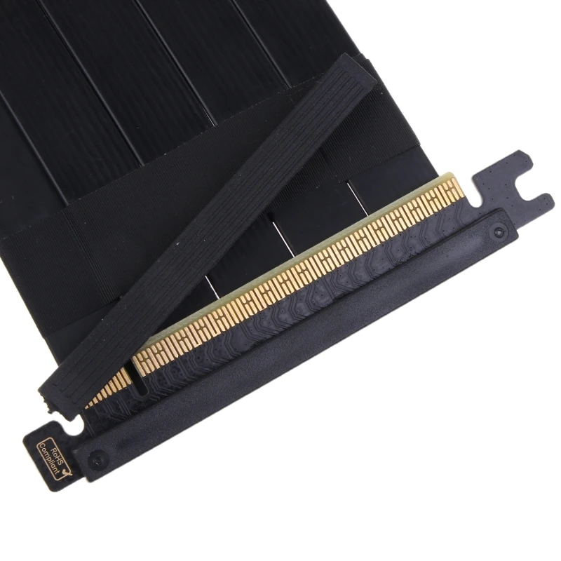 Pcie 4.0 Cabo de Extensão Dupla Reversa Pci Express 4.0 Itx Chassis para Placa Gráfica 185 mm Emi - Imagem 4