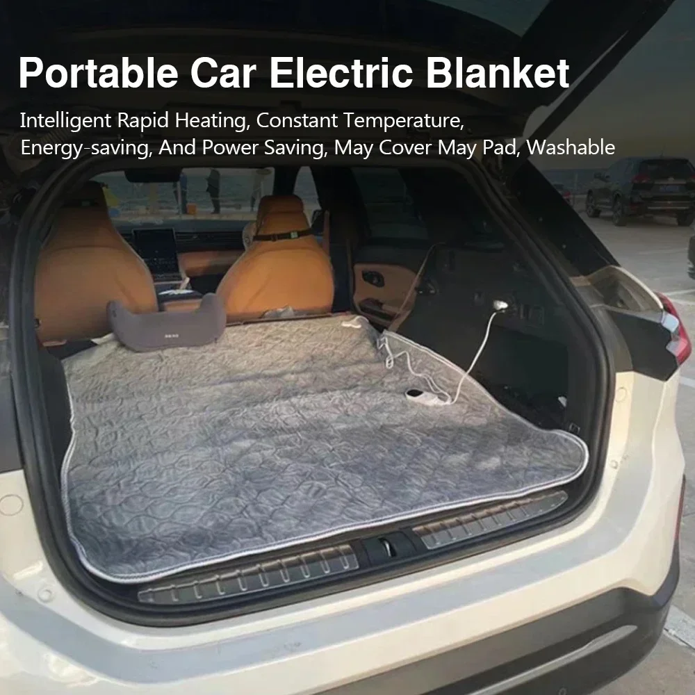 Car Electric Heated Blanket 12V Energy Saving 50x150cm/70x180cm/120x150cm Truck RVs Heating Mat Electric Heating Blanket