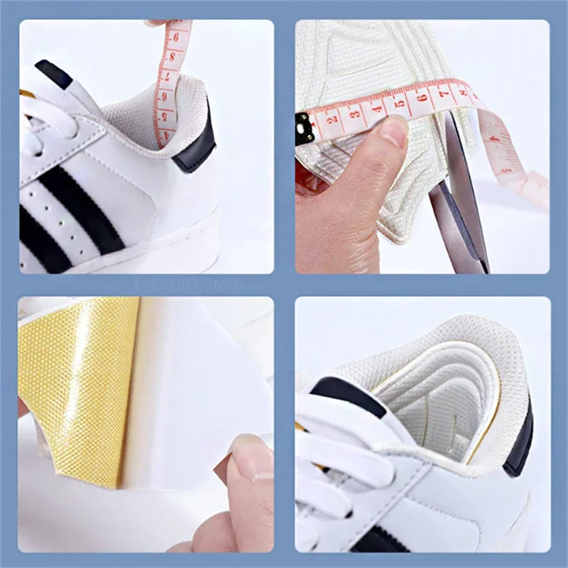 Insoles Patch Heel Pads for Sport Shoes Adjustable Size Antiwear Feet Pad Cushion Insert Insole Heel Protector Back Sticker Suit