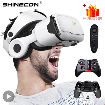 Shinecon occhiali VR per realtà virtuale cuffie 3D dispositivo Viar lenti per casco intelligente occhiali per cuffie per Smartphone cellulare