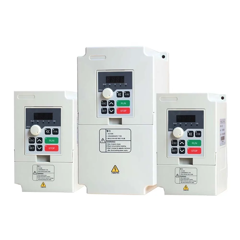 

CNC Inverter VFD-single-phase 220V Three-phase 380V Variable Frequency Drive CNC Motor Inverter Converter Vector Inverter