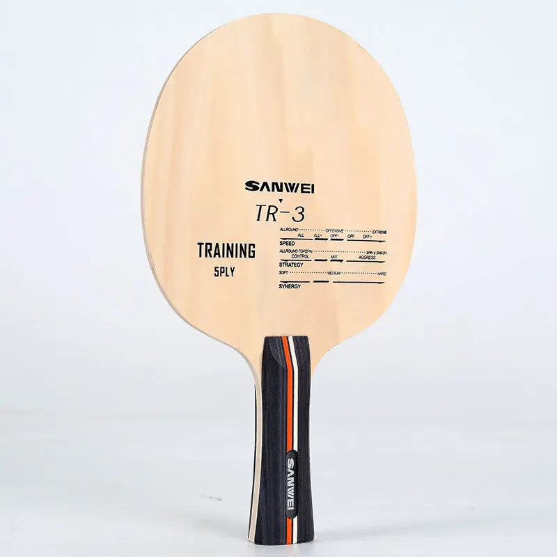 Original SANWEI TR-3 Table Tennis Blade Racket Training 5 Ply Wood Allround TR 3 TR3 Ping Pong Bat Paddle table tennis racket table tennis blade