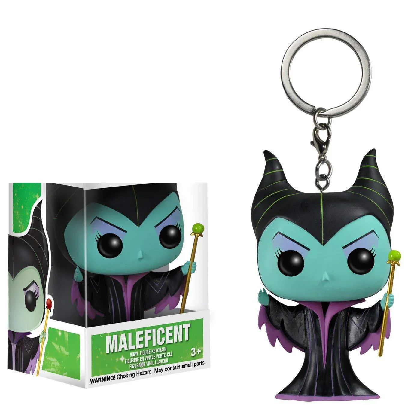 Funko Pop Disney Princess Maleficent Action Figures Portachiavi Giocattolo Per Bambini Con Scatola