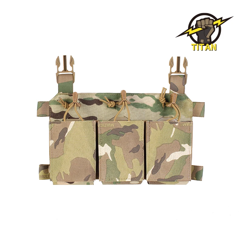 

PEW TACTICAL MOLLE HSP STYLE THORAX TRIPLE RIFLE MAG PLACARD 556/762/545 Front Flap AIRSOFT FP09