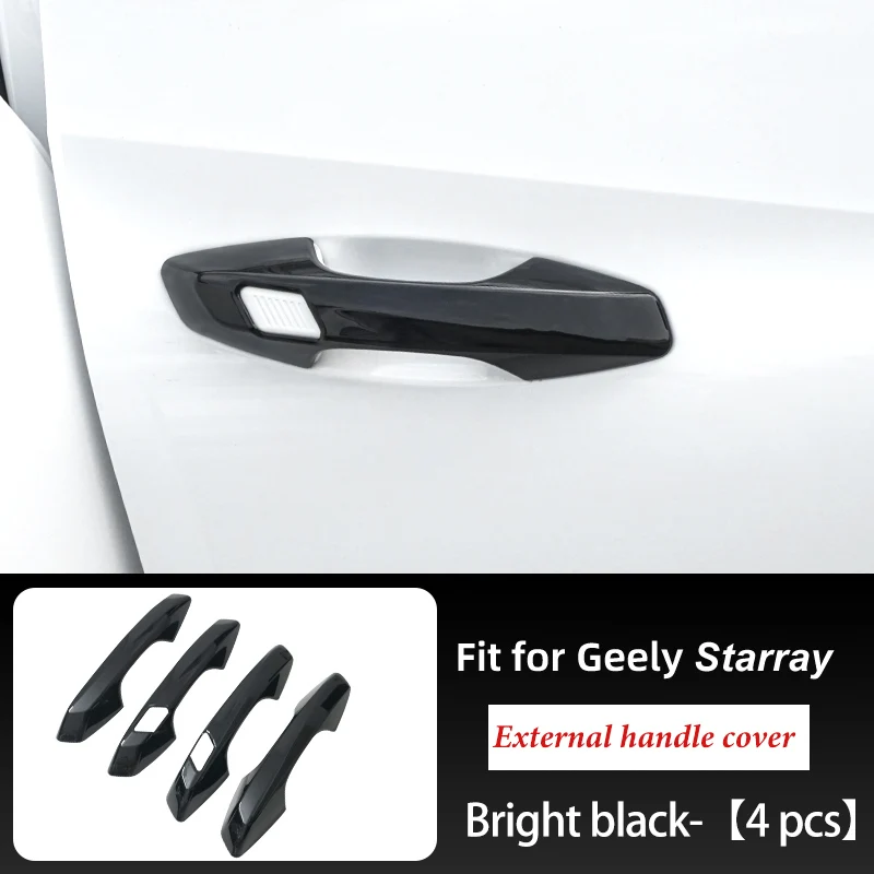 Bright black-4pcs