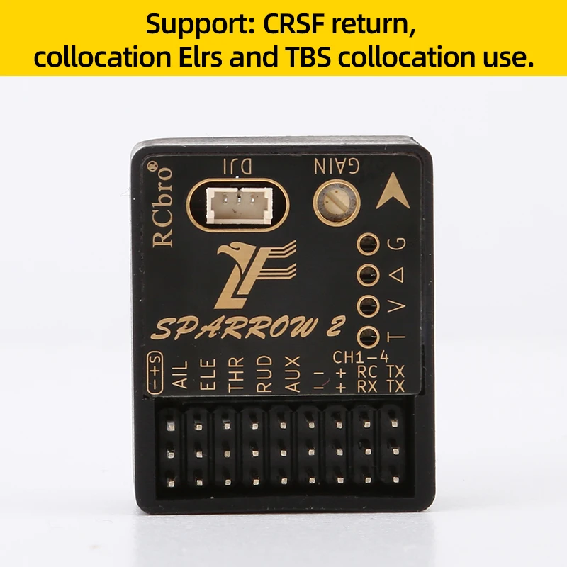 LEFEI V2 Sparrow Flight Controller FC Stabilization Return Home With GPS SBUS/CRSF Gyro Controller For FPV RC DJI Airplane Drone 4
