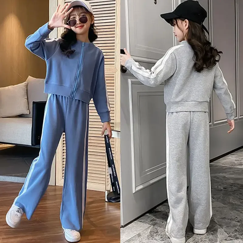 

Children Spring Autumn Clothes Baby Boys Girl Letter Jacket Pants 2Pcs/sets Infant Outfit Kids Fashion Toddler Casual Tracksuits