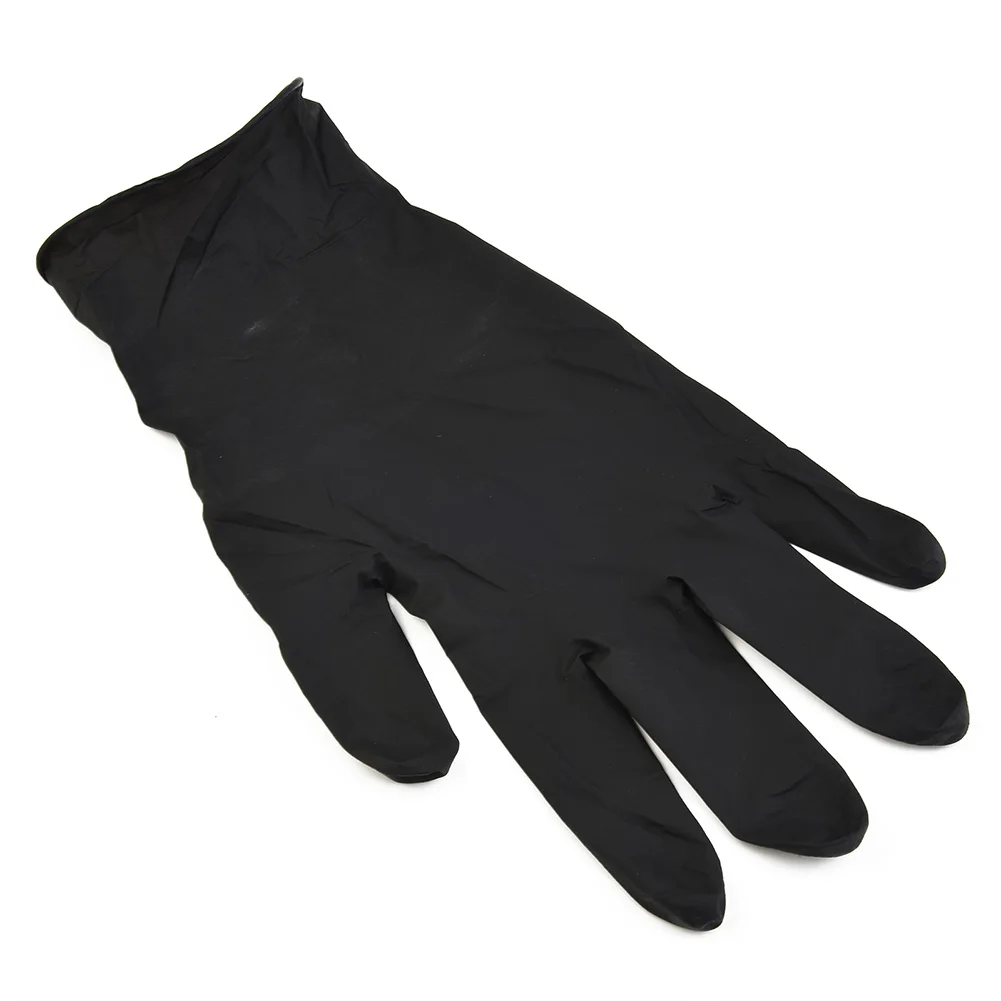20/100Pack Disposable Nitrile Gloves Black Latex Free Tattoo Cleaning Protective Glove For Work Kitchen Cooking Tools disposable gloves nitrile gloves safety gloves protective gloves cleaning gloves