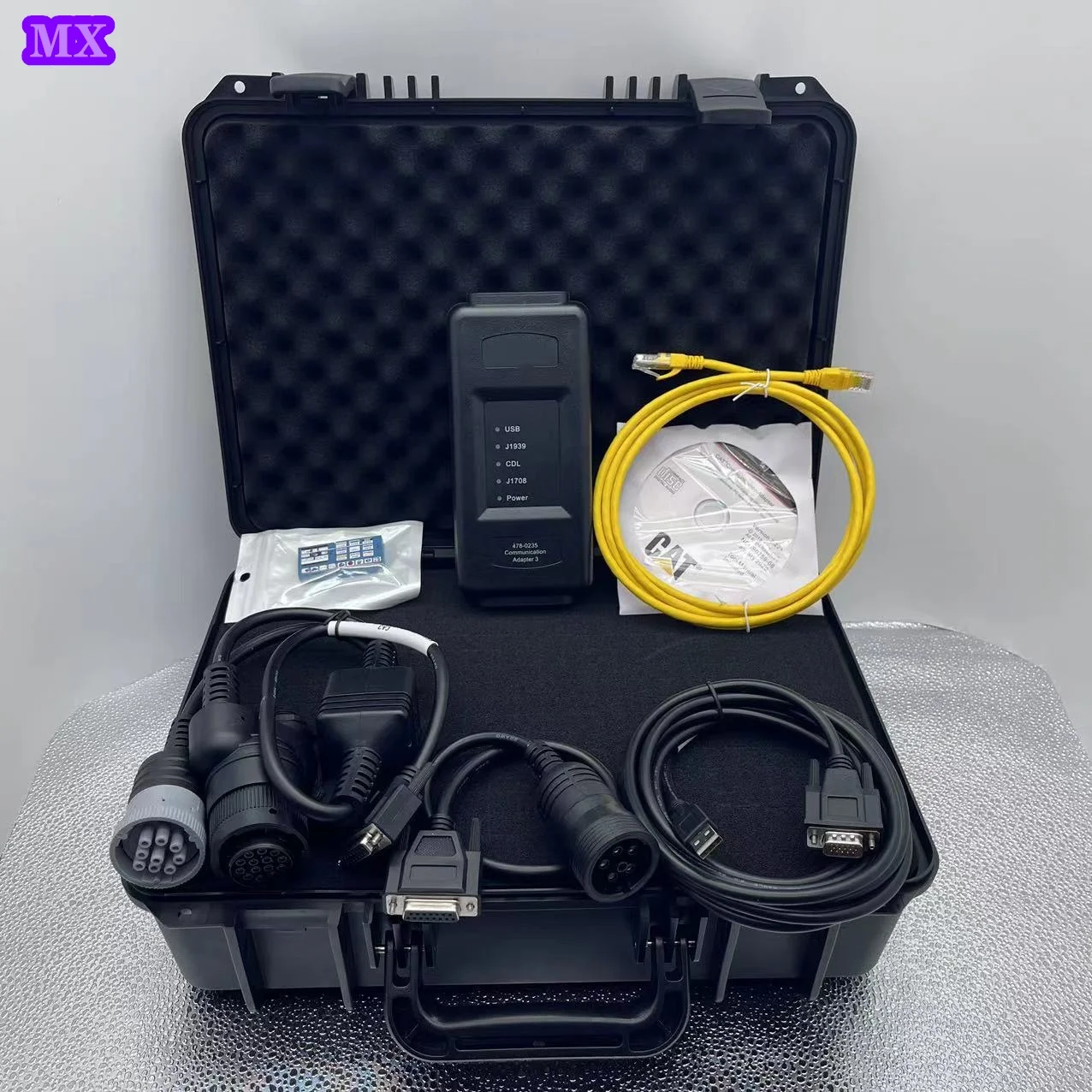

478-0235 538-5051 ET4 Communication Adapter 2023A Heavy Duty Diagnostic Tester Tool for CAT Truck Excavator Scanner