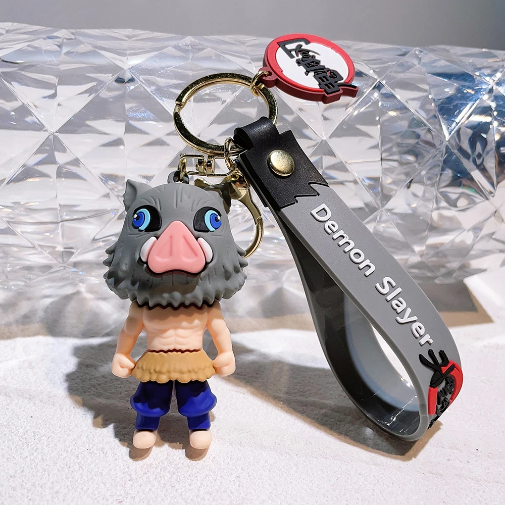 アクセサリー kny Anime Demon Slayer Metal Keychain Tomioka Giyuu Kamado