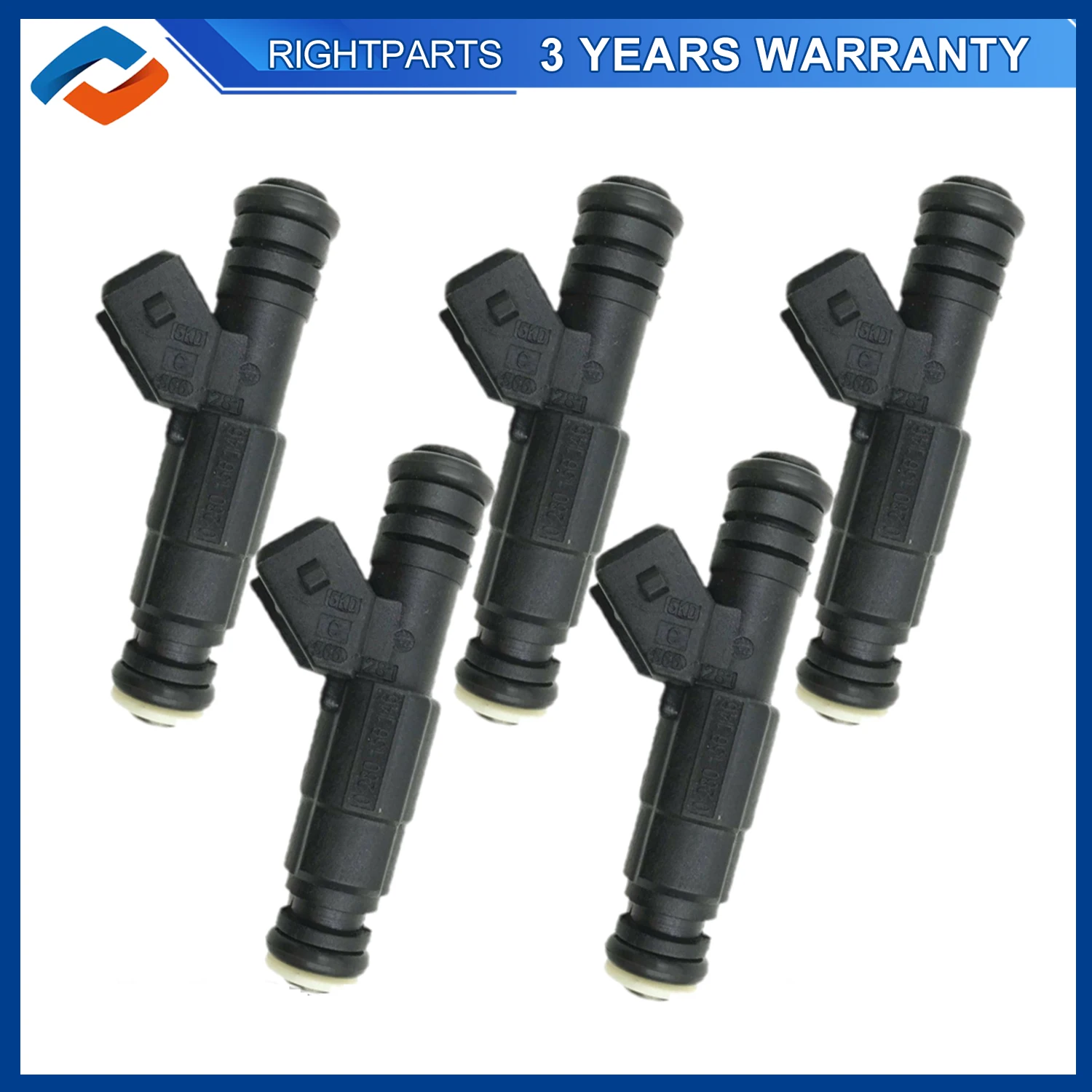 5Pcs 0280156146 Iniettori Di Carburante Per Volvo 850 I5 1991-1996