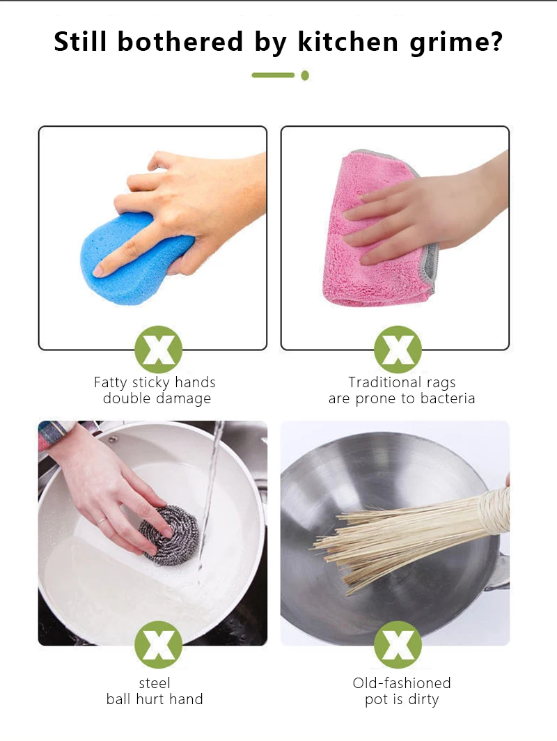(Summer Sale – 50% Off)kitchen Soap Dispensing Palm Brush