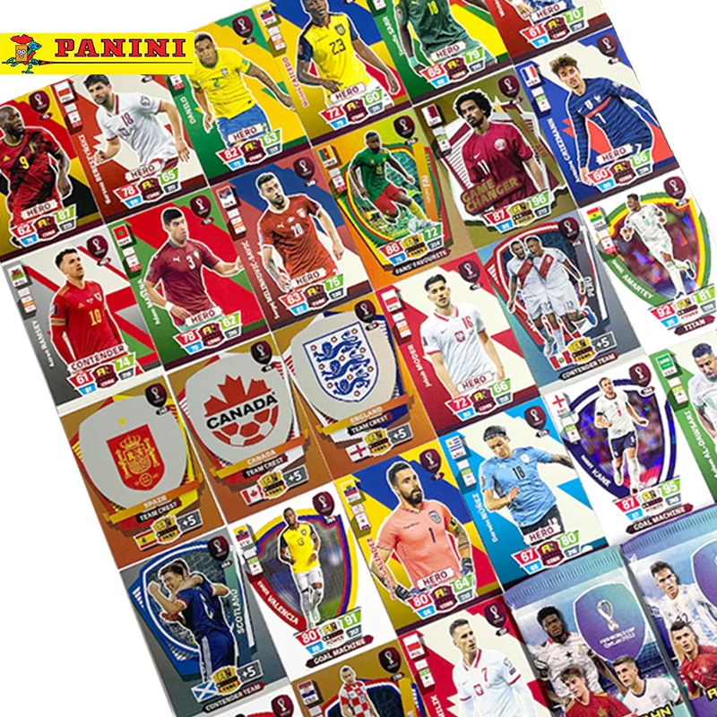 Carte 2022/23 World Cup Star de Football Carte Star 55pcs Football