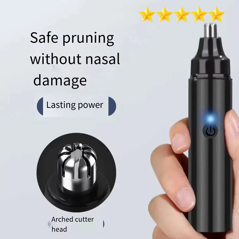 Electric Nose Hair Trimmer For Men And Women Low Noise High Torque High Speed nose hair trimmer,electric nose hair trimmer,electric hair trimmer,electric nose and ear trimmer