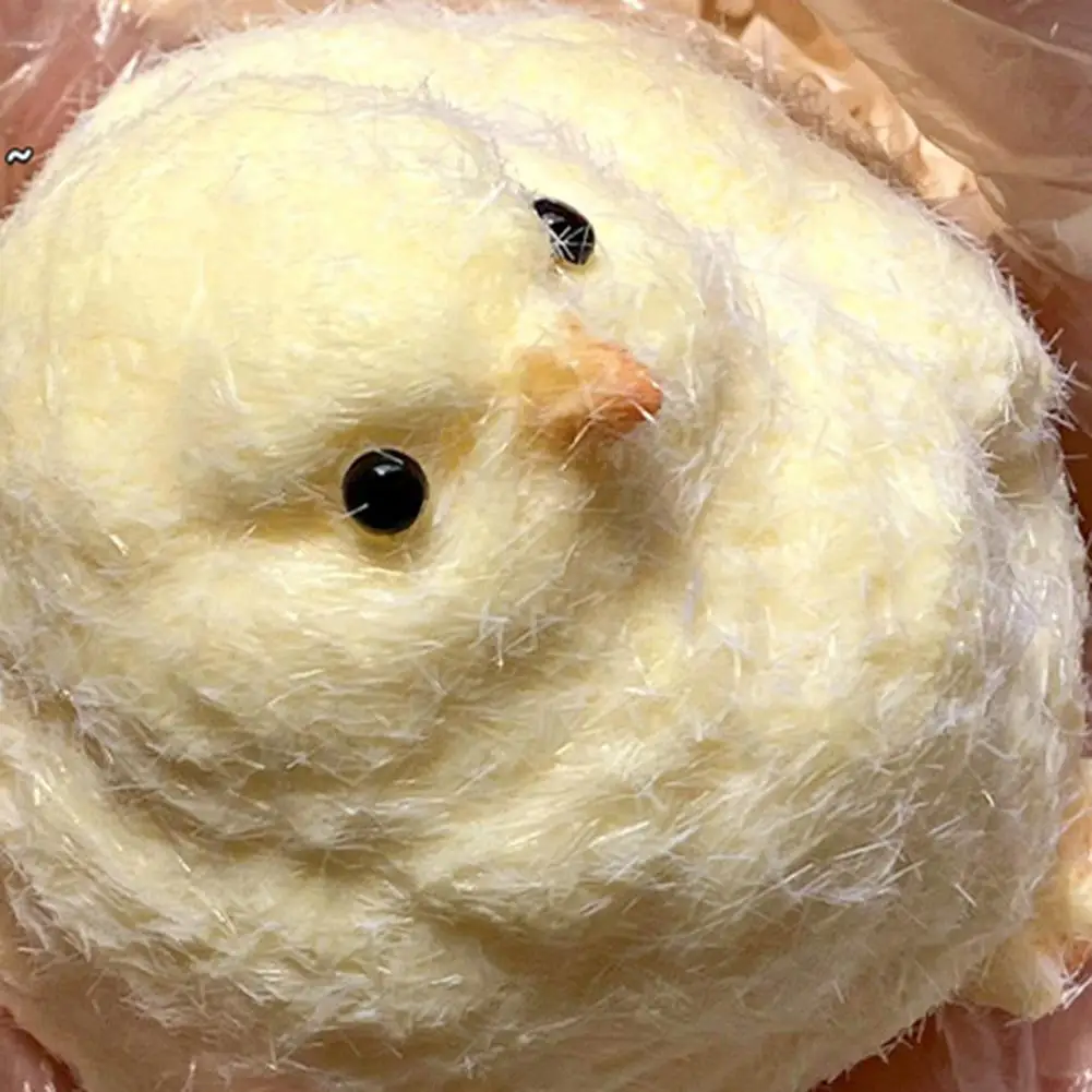 1/2Pcs Chick Squeeze Miniature Slow Rebound Soft TPR Stress Anxiety Relief Kids Adults Yellow Chicken Animal Squishes Sensory