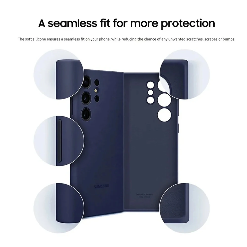 Premium Silicone Phone Case with Silky Touch Finish - Soft and Protective Cover