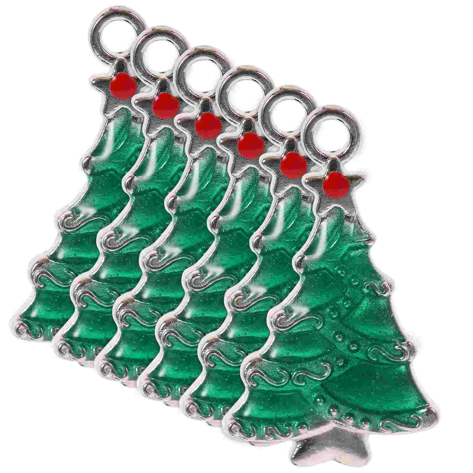 

20pcs Christmas Tree Pendant Christmas Tree Jewelry Making Christmas Pendant