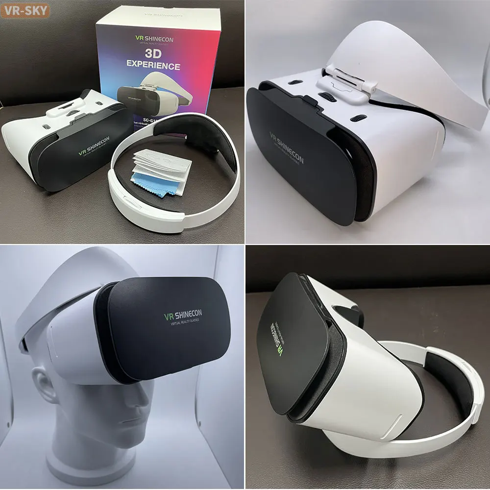 G19 Reality 3D VR Shinecon Google Cardboard Headset Virtual Glasses For Ios Android Smartphone_voghion.com