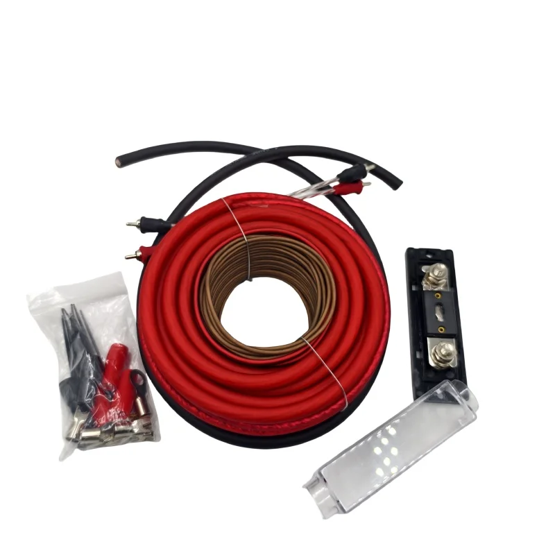 High Quality 4 Gauge Copper-Clad Aluminum Power Kit Car Audio Wiring Kits Car Amplifier Wring Kit