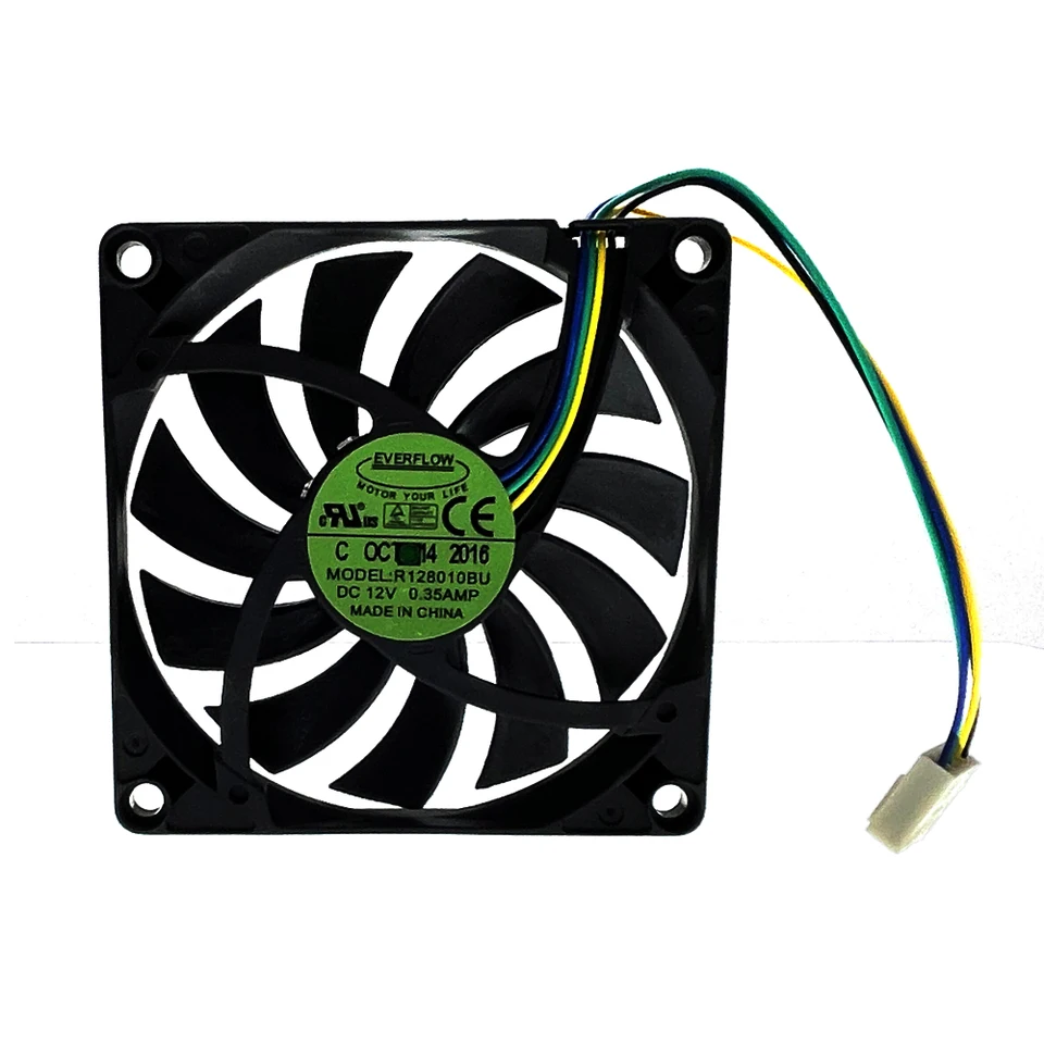 Ventilateur CPU Everflow R126010DU - 60x60x10mm - 12V 0.25A - 3 Pins - Occasion