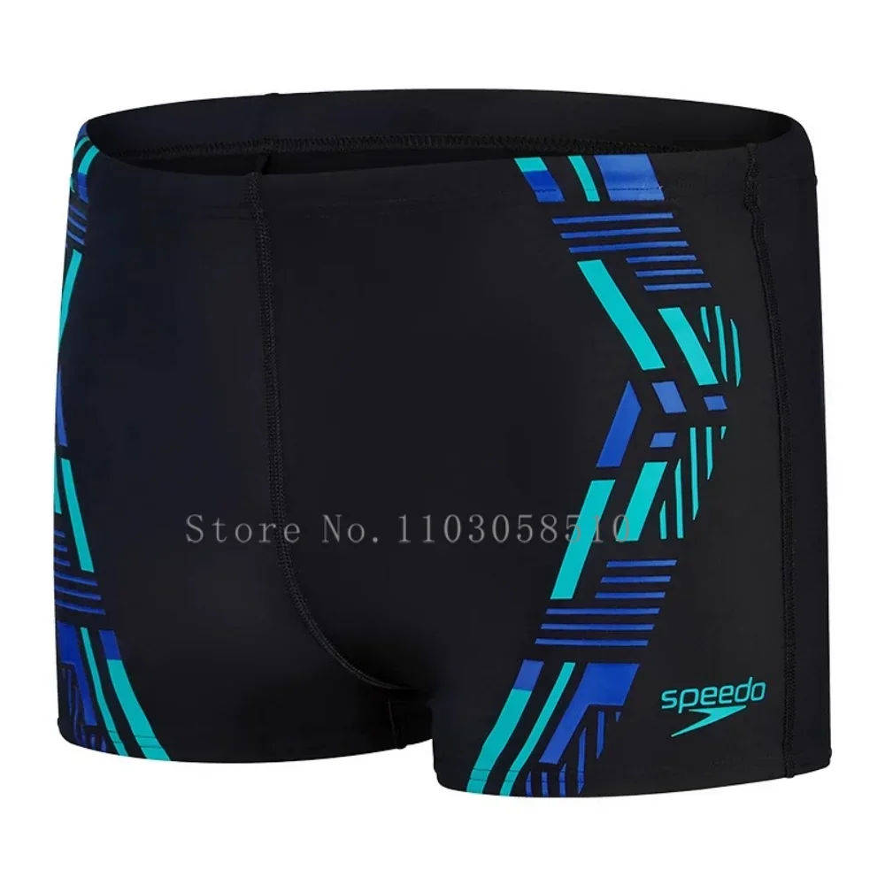 Summer Men's Swim Jammer Swimsuit Shorts Swimming Trunks Beach Tights Short New Athletic Training Swimwear Lycra Quick Dry Pants 2