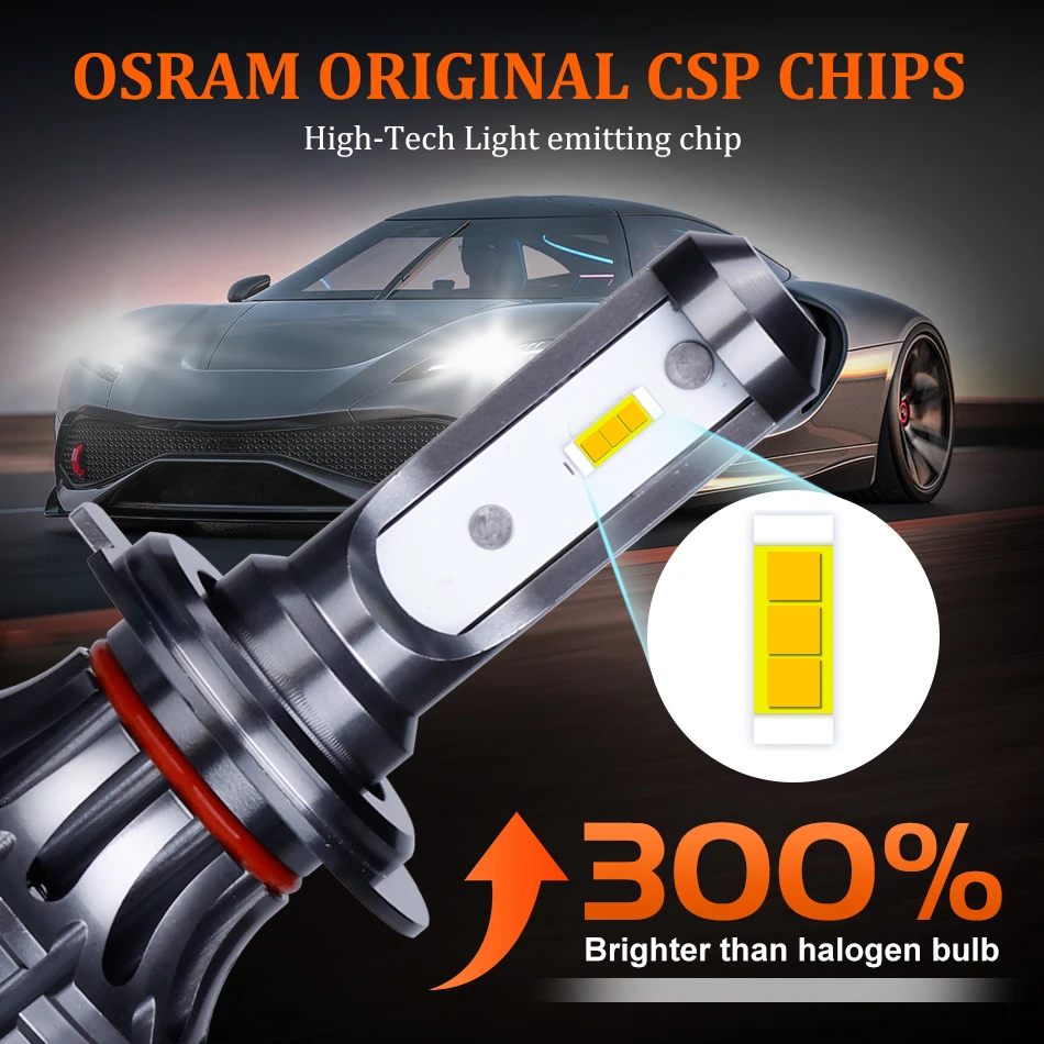 Osram Ledriving H7 Led H4 H8 H11 H1 H16 9005 Hb3 9006 Hb4 9012 Hir2 Led  Bulbs For Cars 6000k Auto Headlight Superior Lamps Turbo - Car Headlight  Bulbs(led) - AliExpress