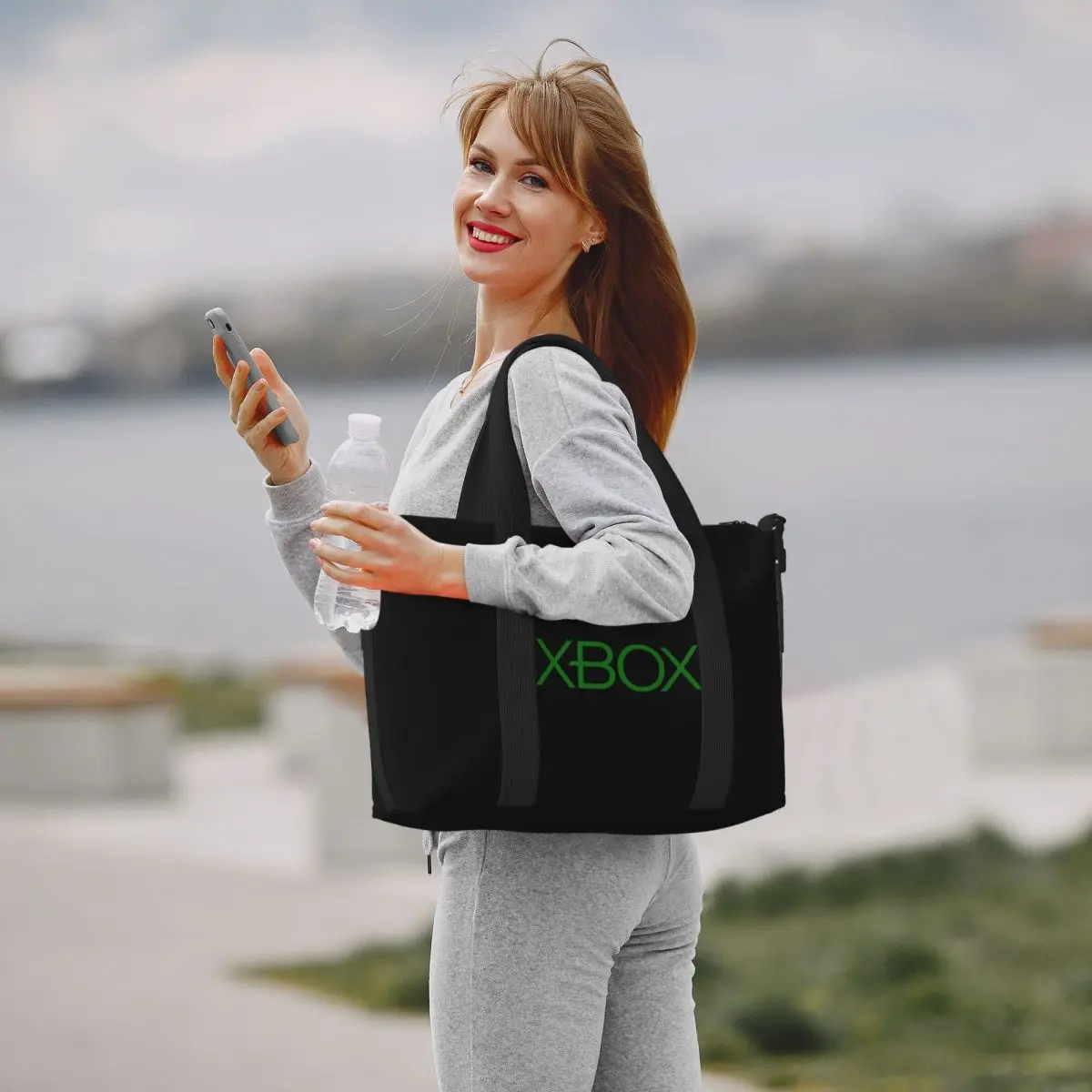 Classic Xbox Grocery Shopping Tote Bags Women Big Capacity Game Gamer Gifts Gym Beach Travel Bags